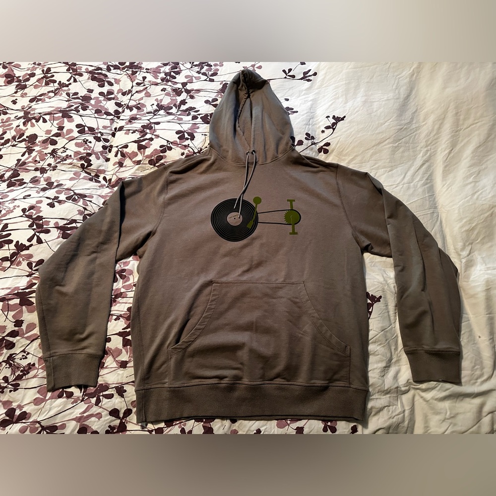 Patagonia Live Simply Hoodie Size L Turntable Bike Gear HTF